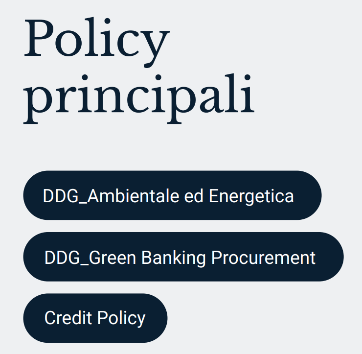 Politiche Cambiamenti climatici